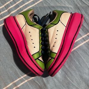 Alexander McQueen kids color block sneaker size 28 kids us size 11 kids